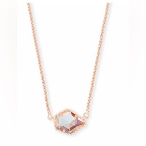 NWT Kendra Scott Tess Dichroic Glass Necklace